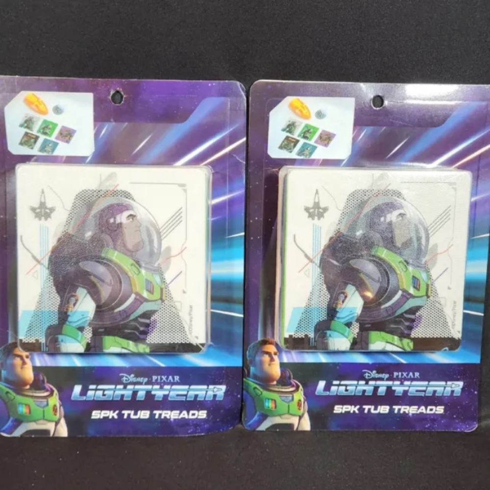 💜Bundle of 2- 5 packs Disney Pixar Buzz Lightyear Anti Slip Tub Treads 10 total